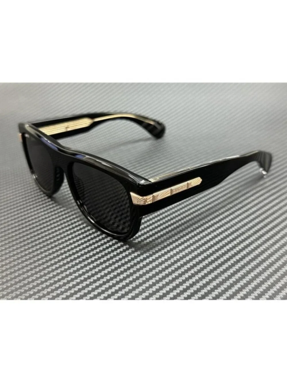New Gucci Men Black Sunglasses 54-19-145